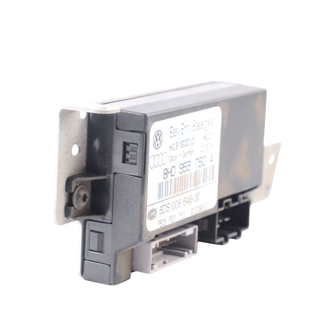 Front Seat Memory Control Module Left Right N/O/S to Audi A4 B7 Cabrio with Part number 8H0959760A Audi A4 B7 Cabrio Front Seat Memory Control Module Left Right N/O/S - SKU 8H0959760A - Part number 8H0959760A