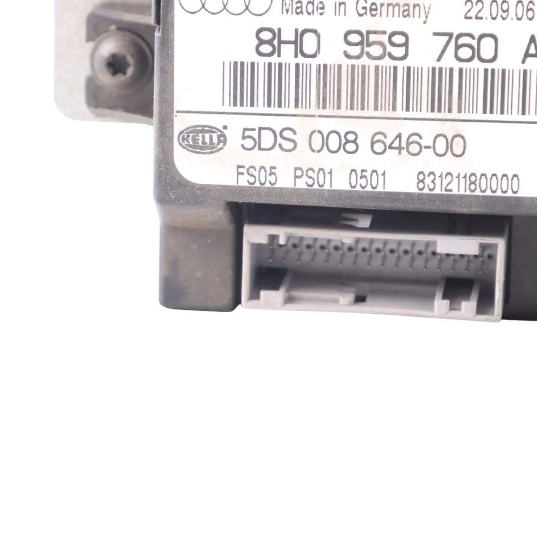 Front Seat Memory Control Module Left Right N/O/S to Audi A4 B7 Cabrio with Part number 8H0959760A Audi A4 B7 Cabrio Front Seat Memory Control Module Left Right N/O/S - SKU 8H0959760A - Part number 8H0959760A