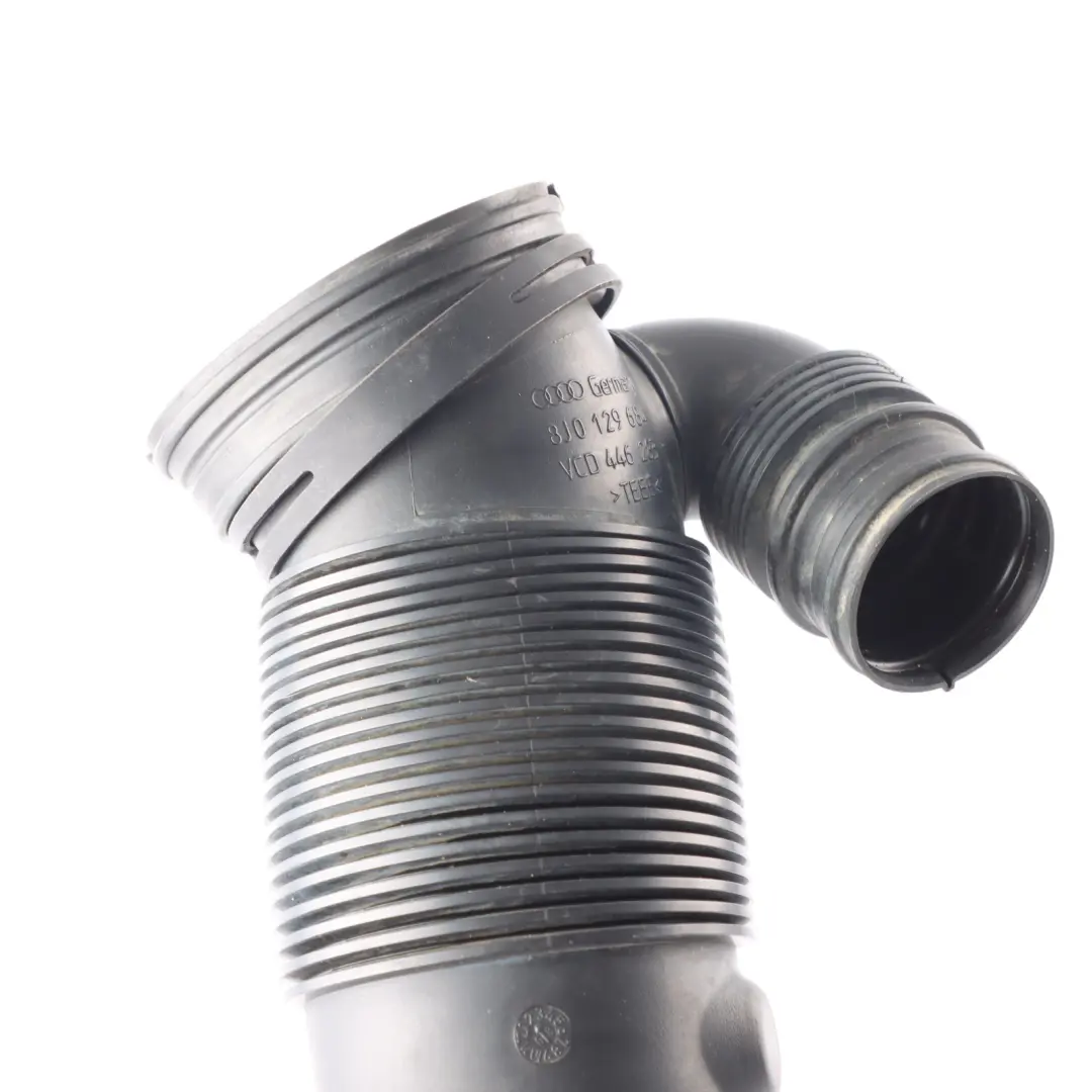 Connecting Tube Air Intake Duct Pipe Inlet Hose Line to Audi TT 8J 3.2 V6 with Part number 8J0129684 Audi TT 8J 3.2 V6 Connecting Tube Air Intake Duct Pipe Inlet Hose Line - SKU 8J0129684 - Part number 8J0129684