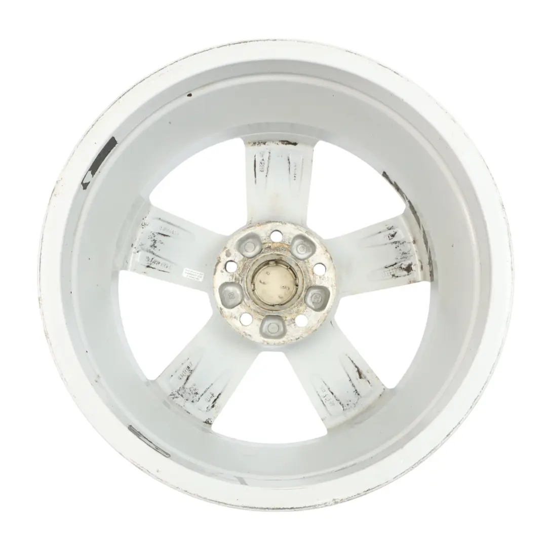 Audi TT Mk2 8J Silver Alloy Wheel Rim 17" ET:47 8J Star Spoke - SKU 8J0601025C-1 - Part number 8J0601025C