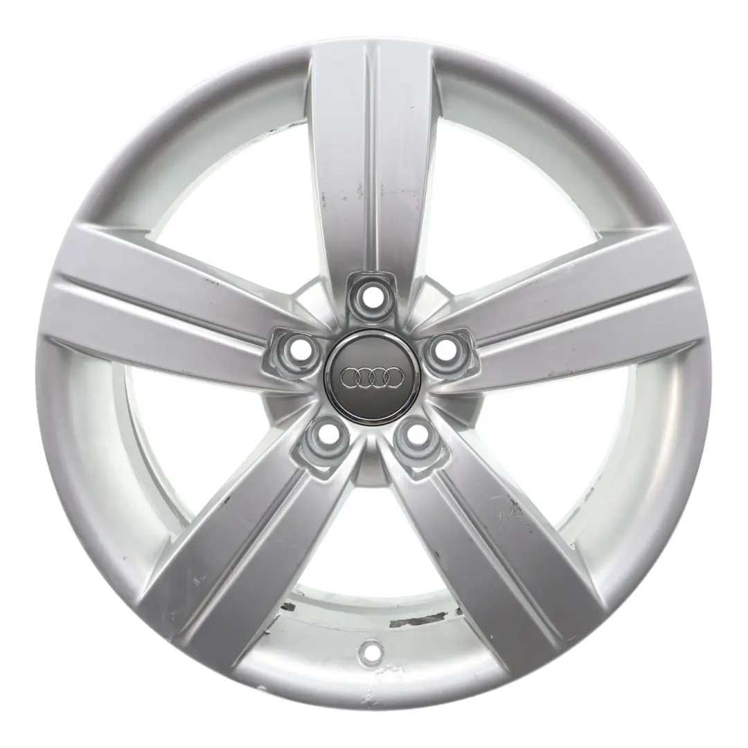 Audi TT Mk2 8J Silver Alloy Wheel Rim 17" ET:47 8J Star Spoke - SKU 8J0601025C-3 - Part number 8J0601025C