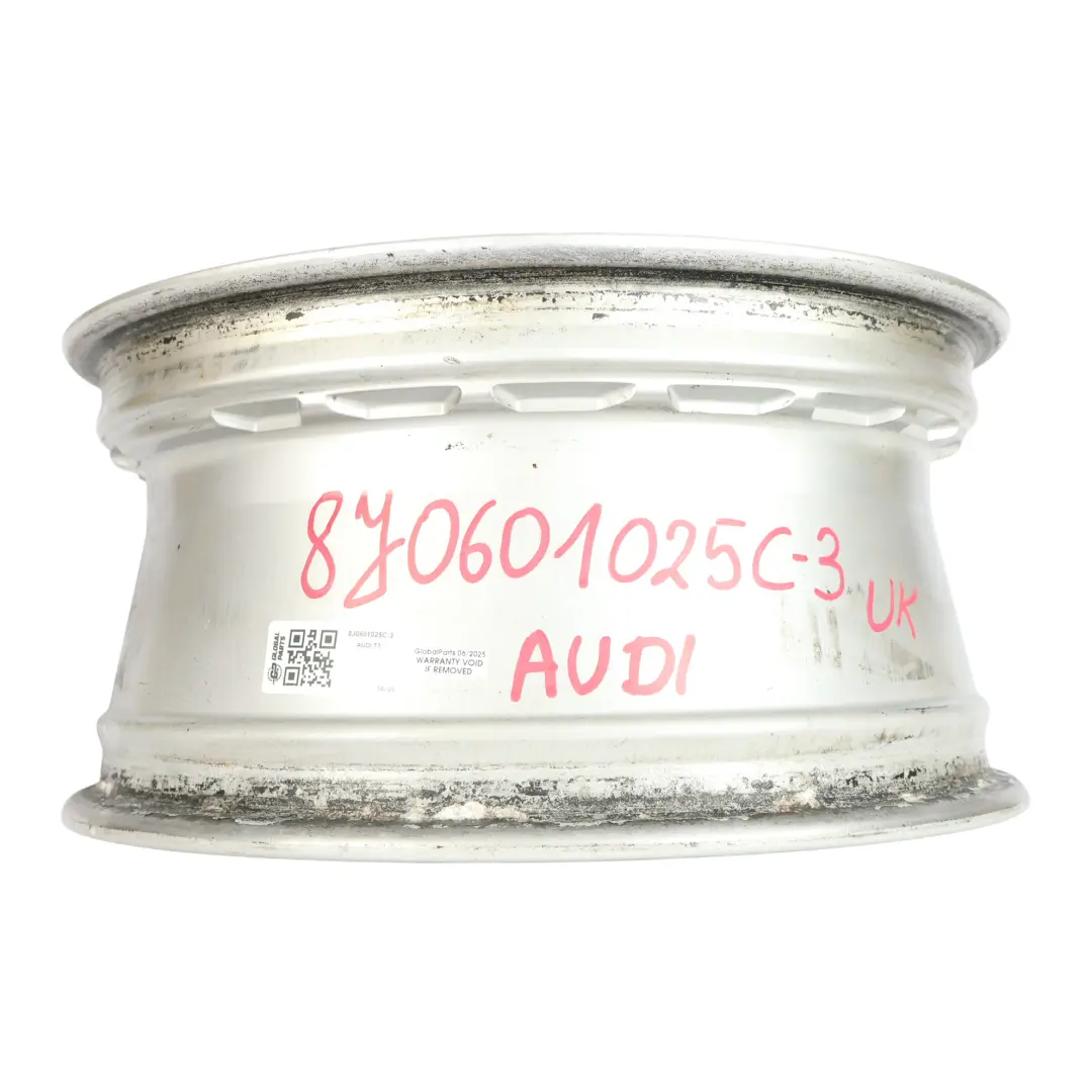 Mk2 8J Silver Alloy Wheel Rim 17" ET:47 8J Star Spoke to Audi TT with Part number 8J0601025C Audi TT Mk2 8J Silver Alloy Wheel Rim 17" ET:47 8J Star Spoke - SKU 8J0601025C-3 - Part number 8J0601025C