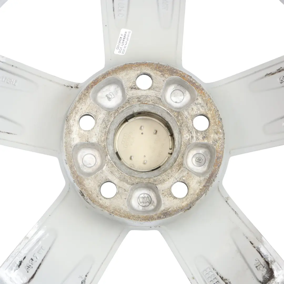 Mk2 8J Silver Alloy Wheel Rim 17" ET:47 8J Star Spoke to Audi TT with Part number 8J0601025C Audi TT Mk2 8J Silver Alloy Wheel Rim 17" ET:47 8J Star Spoke - SKU 8J0601025C-3 - Part number 8J0601025C