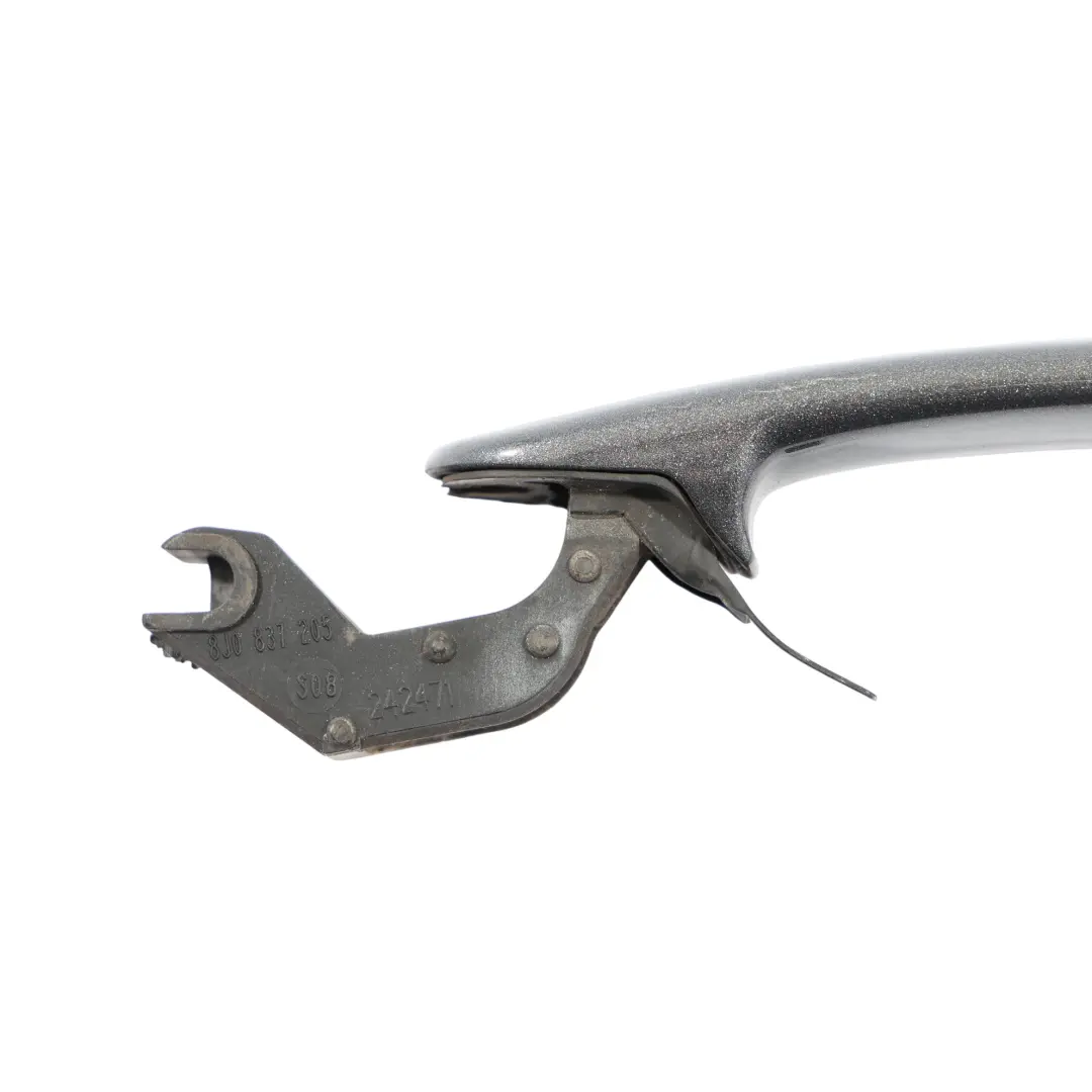Audi TT 8J Front Door Handle Left Right N/O/S Daytona Grey Pearl Effect - Z7S - SKU 8J0837207-DGR - Part number 8J0837207