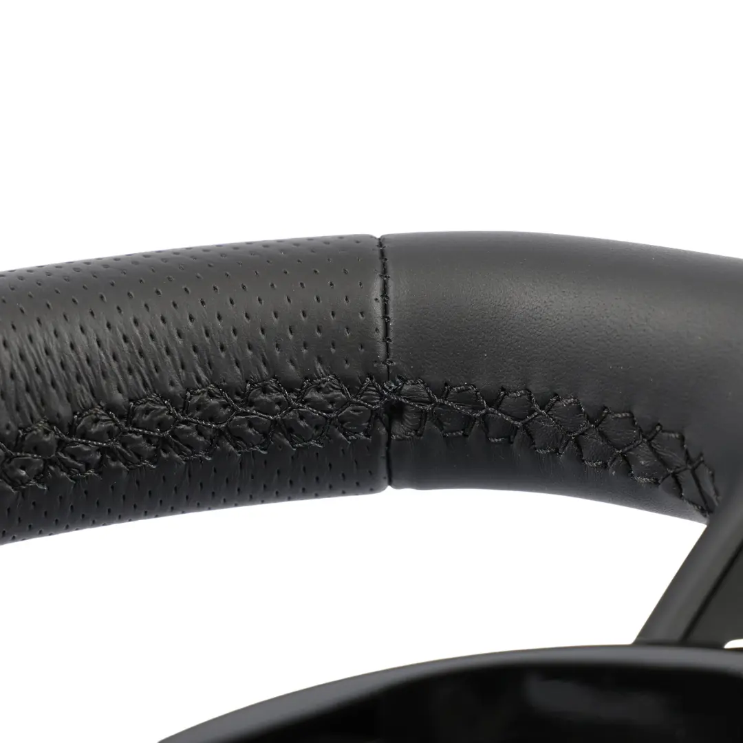 Steering Wheel Audi A4 B8 A5 8T S-Line NEW Black Leather Paddles Flat Bottom to with Part number 8K0419091CP Steering Wheel Audi A4 B8 A5 8T S-Line NEW Black Leather Paddles Flat Bottom - SKU 8K0419091CP-1 - Part number 8K0419091CP