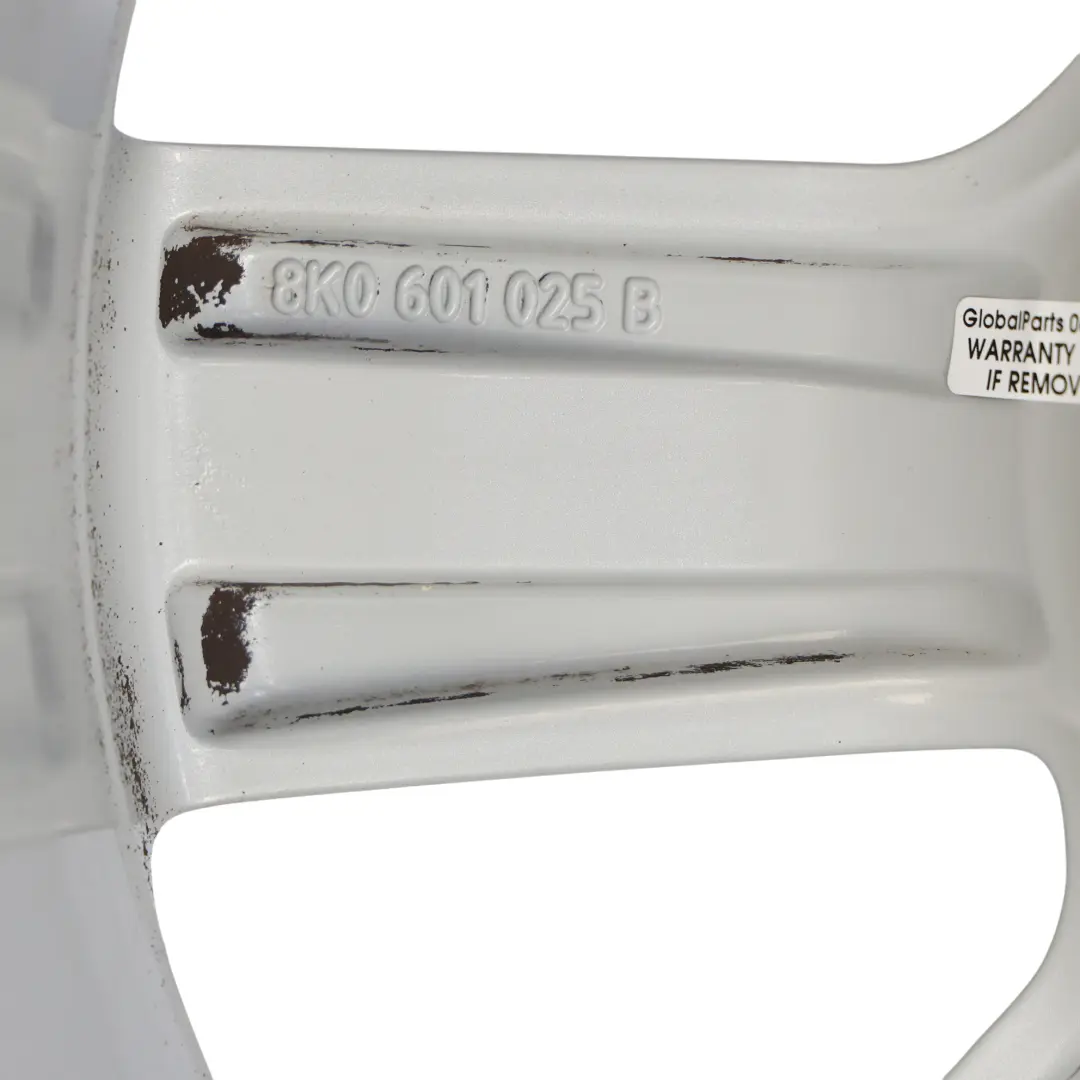 Audi A4 B8 A5 8T Srebrna Felga Aluminiowa 17" ET:45 7,5J - SKU 8K0601025B-1 - Numer Części 8K0601025B