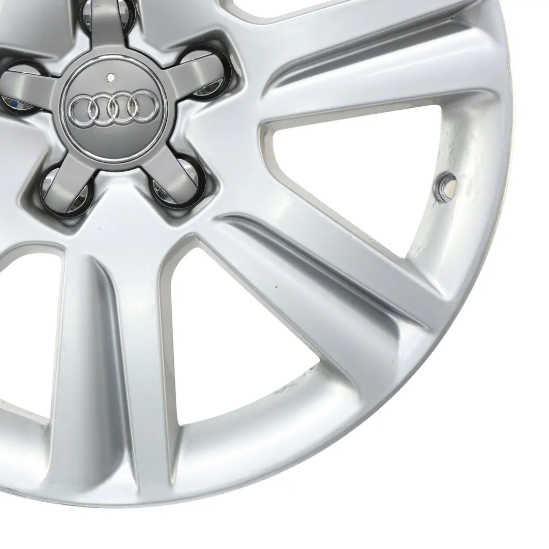 Audi A4 B8 A5 8T Jante argentée en alliage 17" ET:45 7,5J - SKU 8K0601025B-1 - Numéro de pièce 8K0601025B