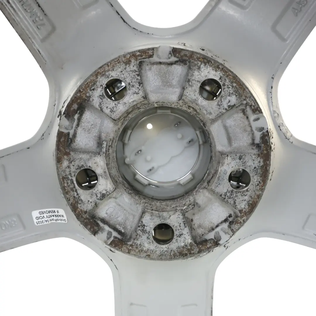 Audi A4 B8 8K Argento Cerchio In Lega 17" ET:45 7,5J Star Spoke - SKU 8K0601025CE-1 - Numero di parte 8K0601025CE