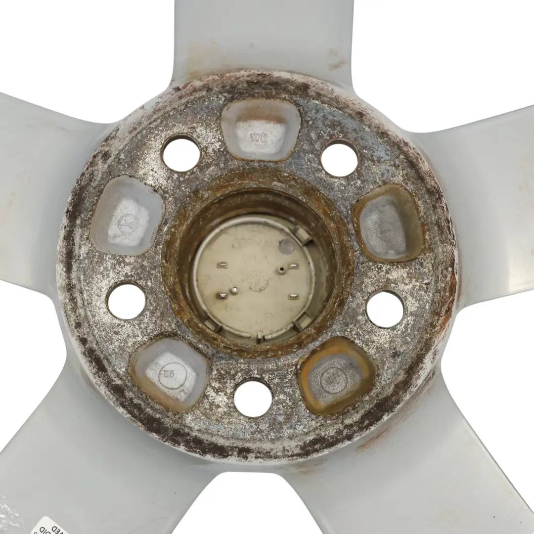 Audi A4 B8 8K Silver Wheel Alloy Rim 18" ET:47 8J Star Spoke - SKU 8K0601025Q-1 - Part number 8K0601025Q