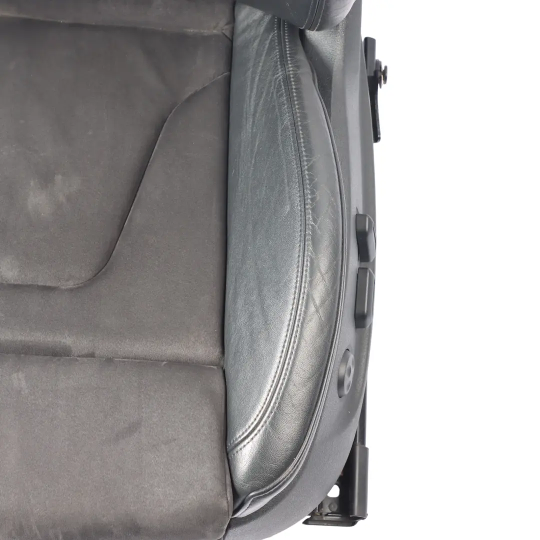 Front Seat Electric Black Leather Alcantara Left N/S to Audi S4 B8 with Part number 8K0881805BE Audi S4 B8 Front Seat Electric Black Leather Alcantara Left N/S - SKU 8K0881805BE - Part number 8K0881805BE