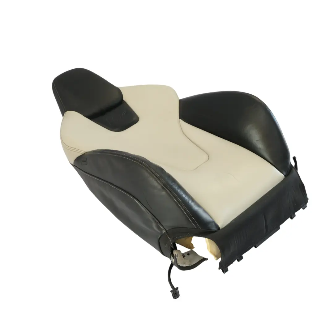 Asiento Respaldo Delantero Derecho Cuero Nappa Soul Negro Plata para Audi S4 B8 Sport con número de pieza 8K0881806M Audi S4 B8 Sport Asiento Respaldo Delantero Derecho Cuero Nappa Soul Negro Plata - SKU 8K0881806M-2 - Número de pieza 8K0881806M