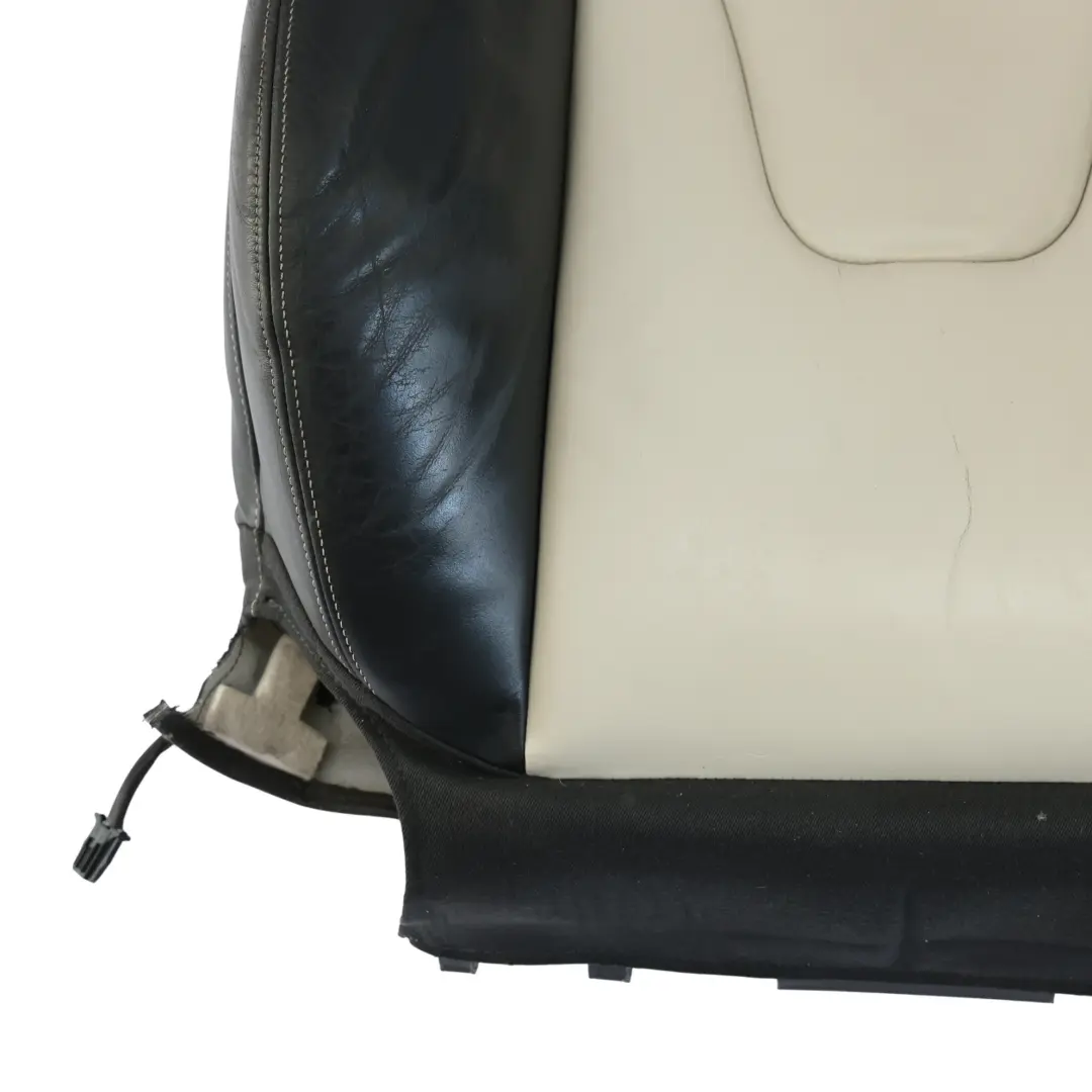 Backrest Front Right O/S Leather Nappa Soul Black Silver to Audi S4 B8 Sport Seat with Part number 8K0881806M Audi S4 B8 Sport Seat Backrest Front Right O/S Leather Nappa Soul Black Silver - SKU 8K0881806M-2 - Part number 8K0881806M