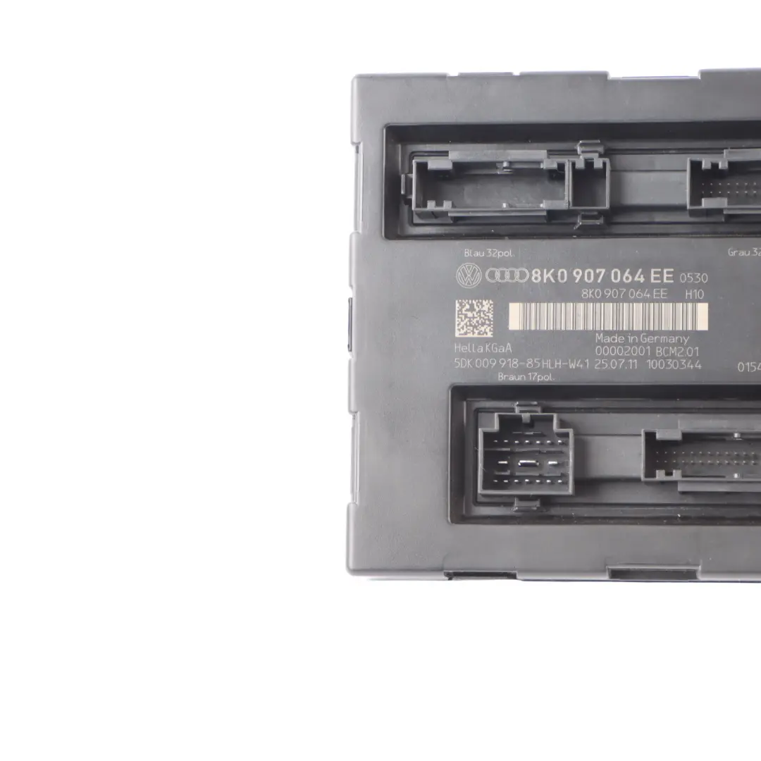 Body Control Module BCM Comfort Control Unit to Audi A5 8T with Part number 8K0907064EE Audi A5 8T Body Control Module BCM Comfort Control Unit - SKU 8K0907064EE - Part number 8K0907064EE