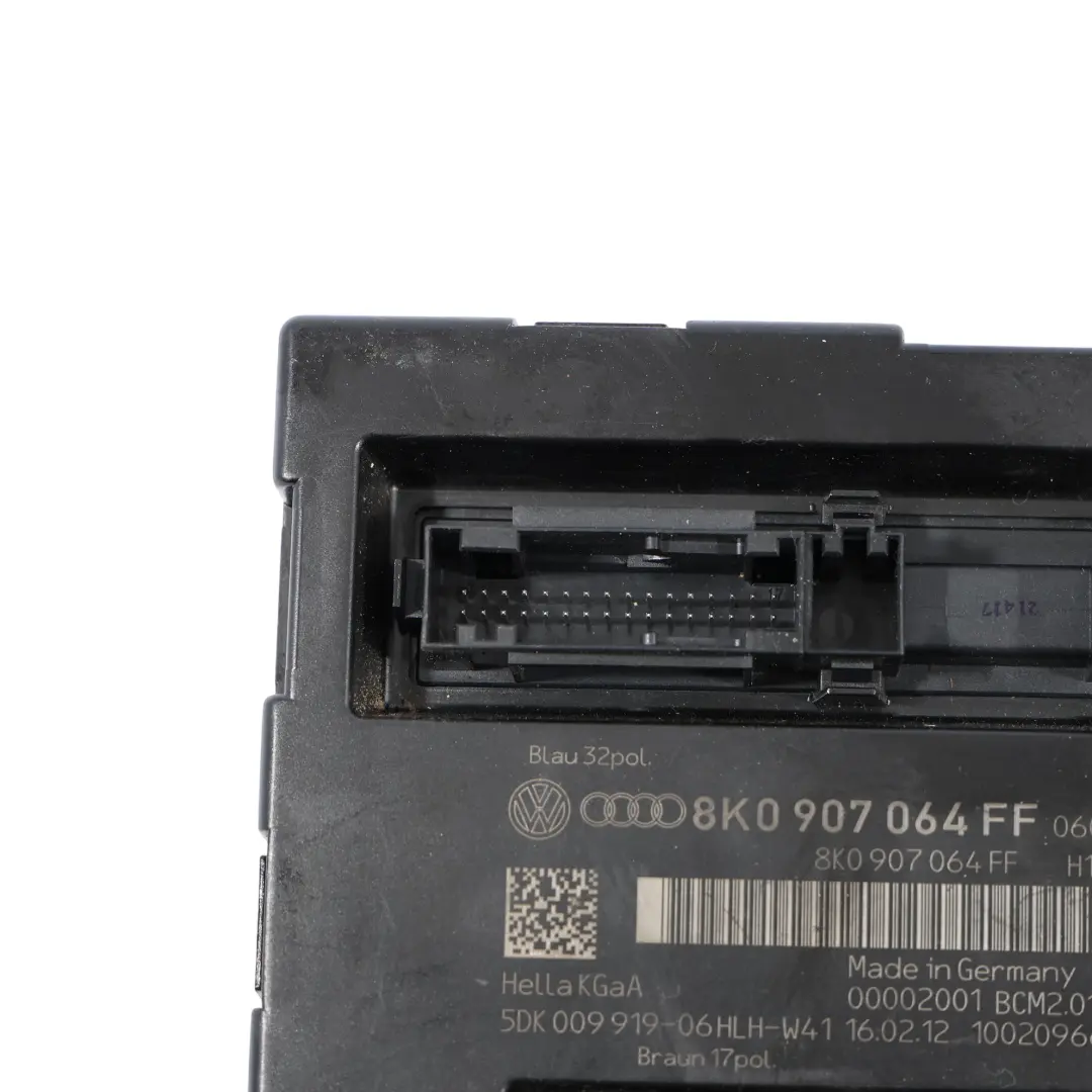 Body Control Modul Steuergerät Modul BCM2 Einheit ECU für Audi A4 S4 B8 mit Teilenummer 8K0907064FF Audi A4 S4 B8 Body Control Modul Steuergerät Modul BCM2 Einheit ECU - SKU 8K0907064FF - Teilenummer 8K0907064FF