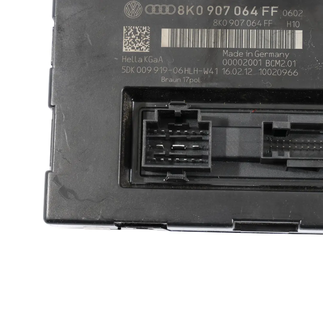 Body Control Modul Steuergerät Modul BCM2 Einheit ECU für Audi A4 S4 B8 mit Teilenummer 8K0907064FF Audi A4 S4 B8 Body Control Modul Steuergerät Modul BCM2 Einheit ECU - SKU 8K0907064FF - Teilenummer 8K0907064FF