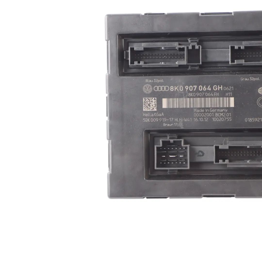 Comfort Unit Audi A4 S4 B8 Q5 8R Central Control Module BCM Unit ECU - SKU 8K0907064GH - Part number 8K0907064GH