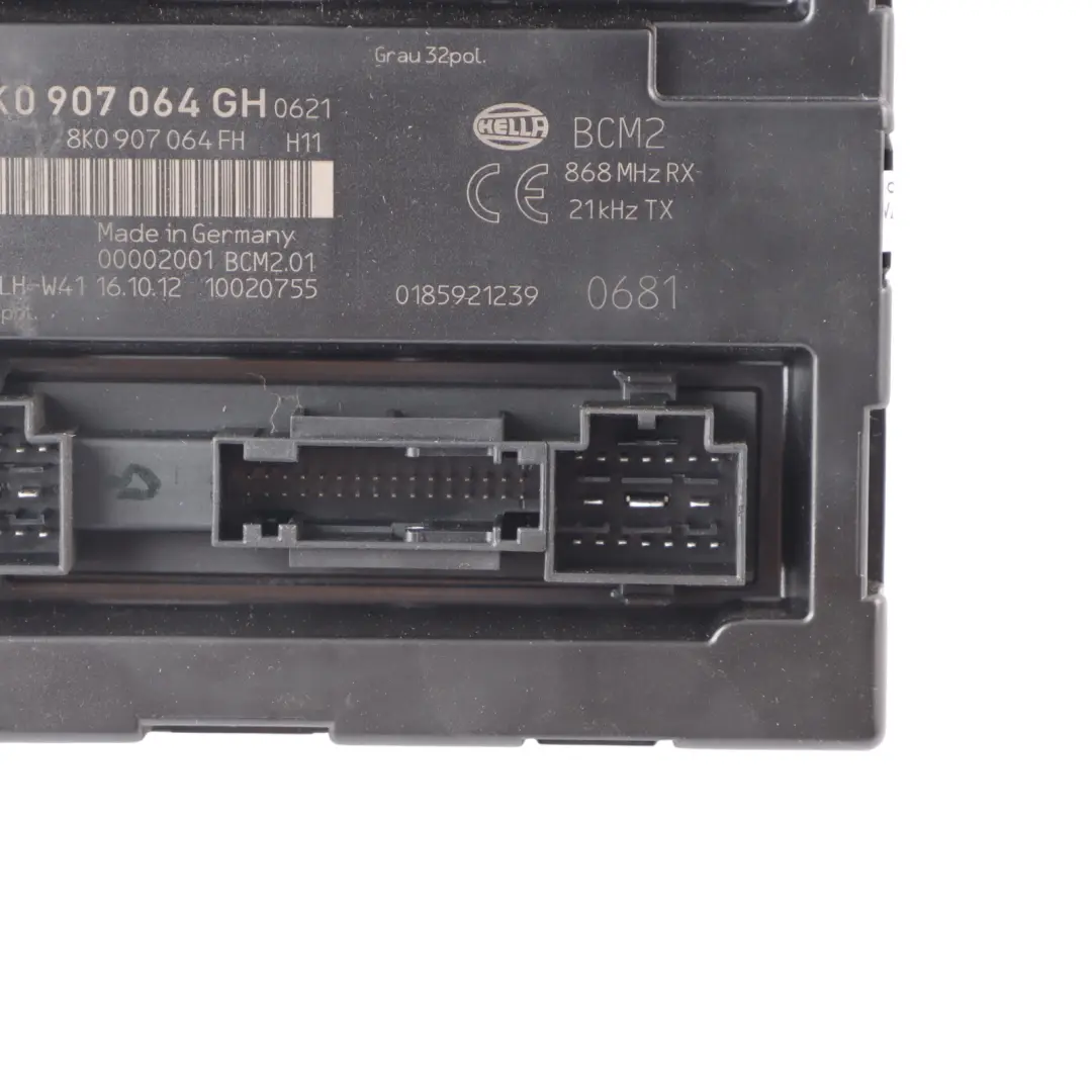 Unit Audi A4 S4 B8 Q5 8R Central Control Module BCM Unit ECU to Comfort with Part number 8K0907064GH Comfort Unit Audi A4 S4 B8 Q5 8R Central Control Module BCM Unit ECU - SKU 8K0907064GH - Part number 8K0907064GH