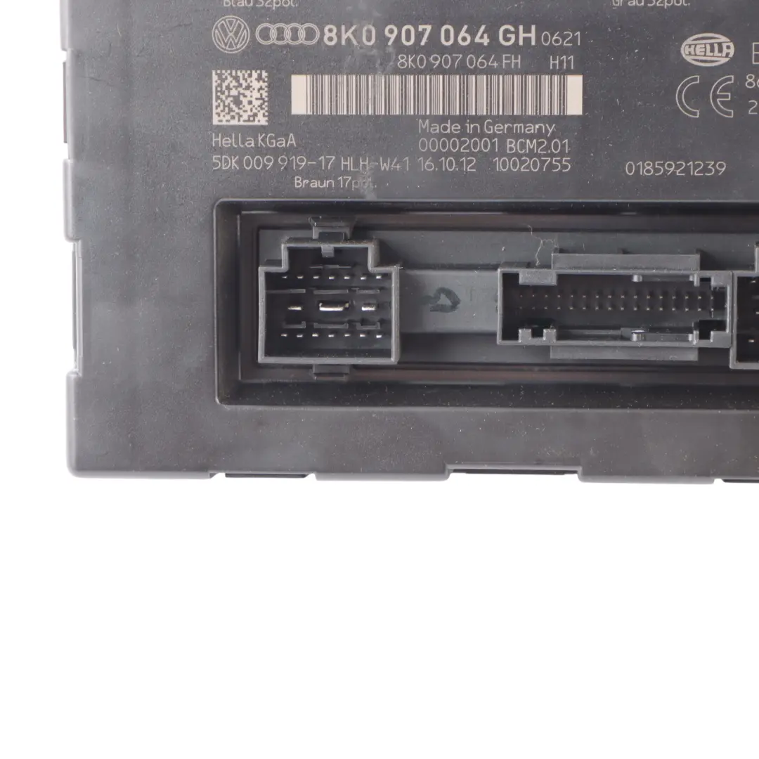 Comfort Unit Audi A4 S4 B8 Q5 8R Central Control Module BCM Unit ECU - SKU 8K0907064GH - Part number 8K0907064GH