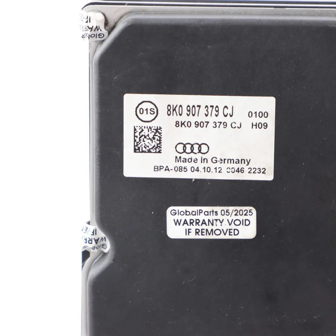 Brake Pump Audi A4 S4 B8 A5 8T ABS ESP Module Hydraulic Control to with Part number 8K0907379CJ Brake Pump Audi A4 S4 B8 A5 8T ABS ESP Module Hydraulic Control - SKU 8K0907379CJ - Part number 8K0907379CJ