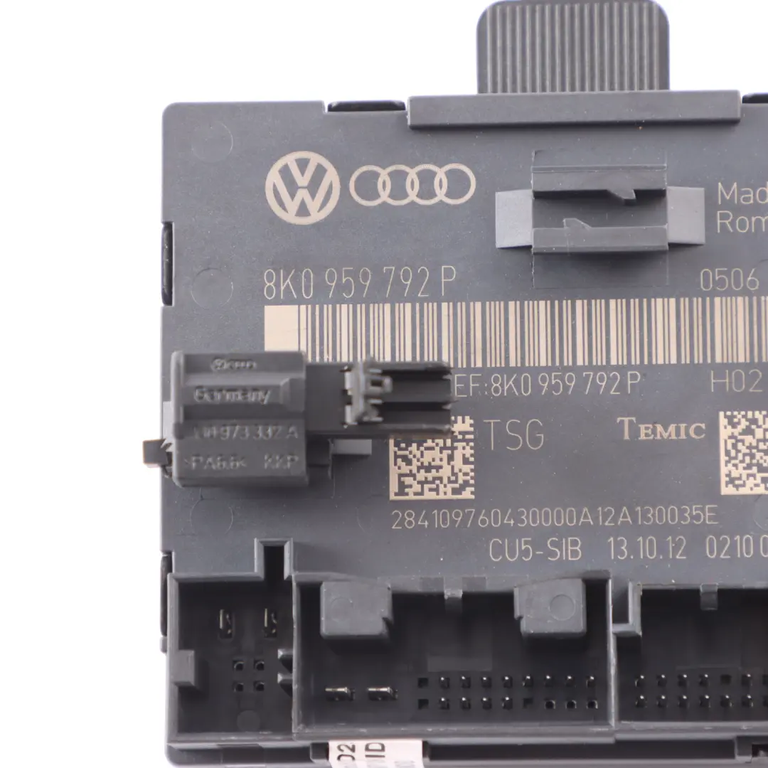 Audi A4 S4 B8 Q5 8R Front Right Door O/S Control Unit Module ECU - SKU 8K0959792P - Part number 8K0959792P