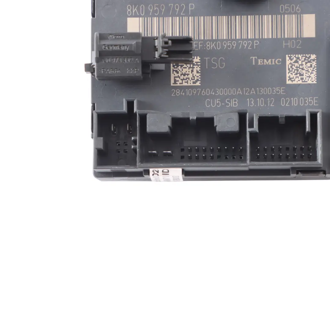 Audi A4 S4 B8 Q5 8R Front Right Door O/S Control Unit Module ECU - SKU 8K0959792P - Part number 8K0959792P