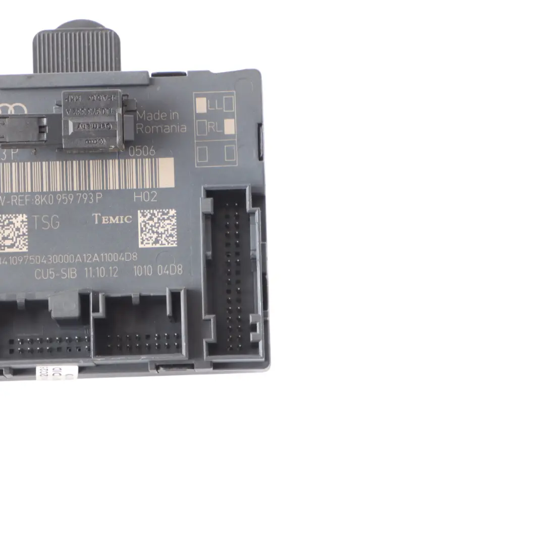 Audi A4 S4 B8 Q5 8R Front Left Door N/S Control Unit Module ECU - SKU 8K0959793P - Part number 8K0959793P