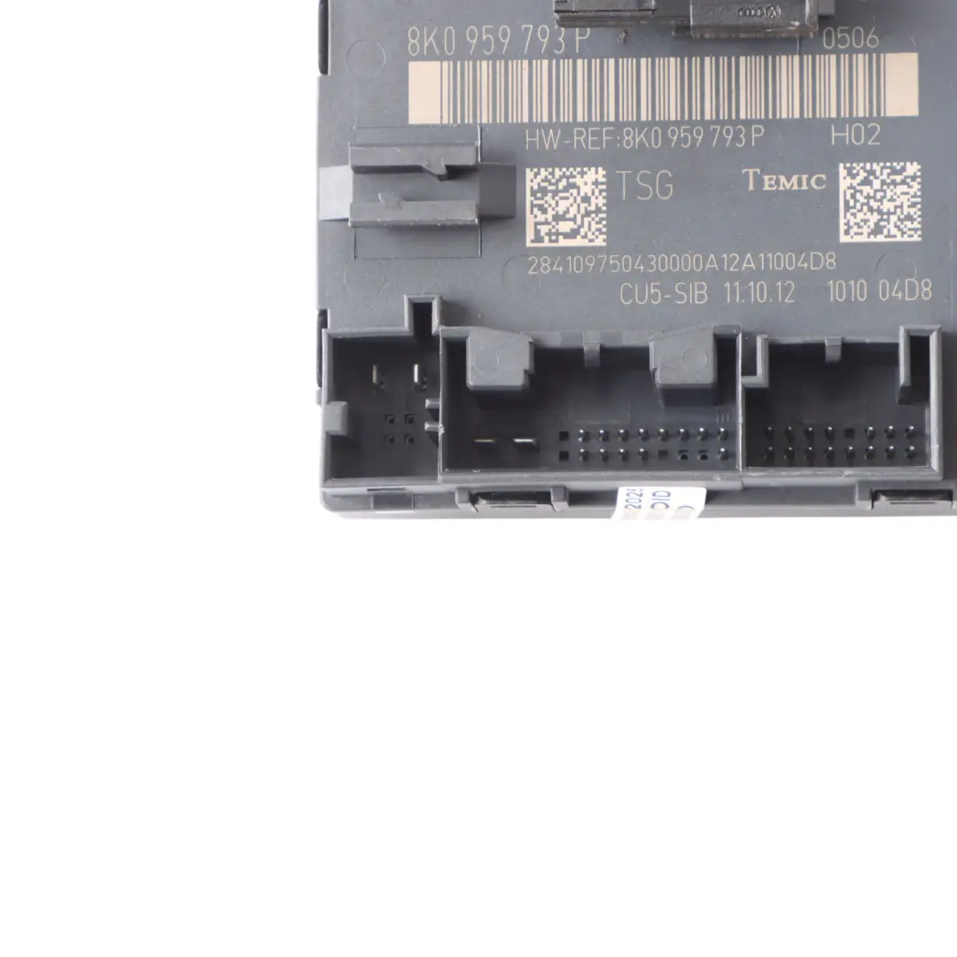 Audi A4 S4 B8 Q5 8R Front Left Door N/S Control Unit Module ECU - SKU 8K0959793P - Part number 8K0959793P