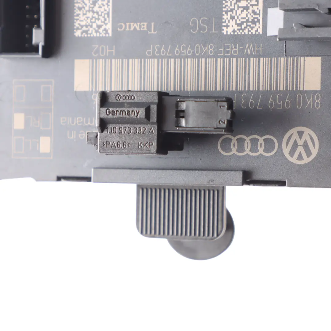 Front Left Door N/S Control Unit Module ECU to Audi A4 S4 B8 Q5 8R with Part number 8K0959793P Audi A4 S4 B8 Q5 8R Front Left Door N/S Control Unit Module ECU - SKU 8K0959793P - Part number 8K0959793P