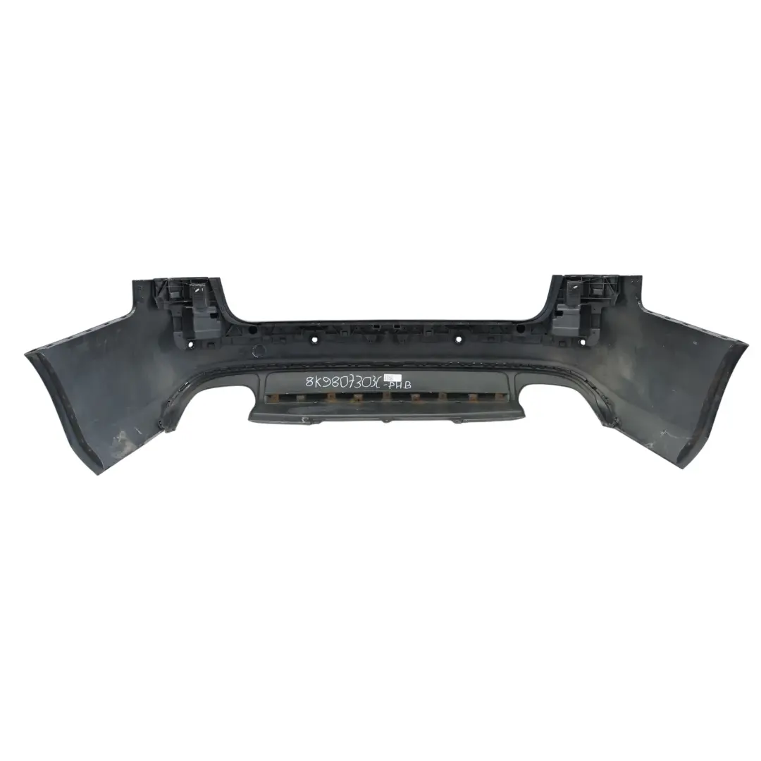 Audi A4 S4 B8 Avant Rear Bumper Trim Panel Cover Phantom Black - Z9Y - SKU 8K9807303C-PHB - Part number 8K9807303C