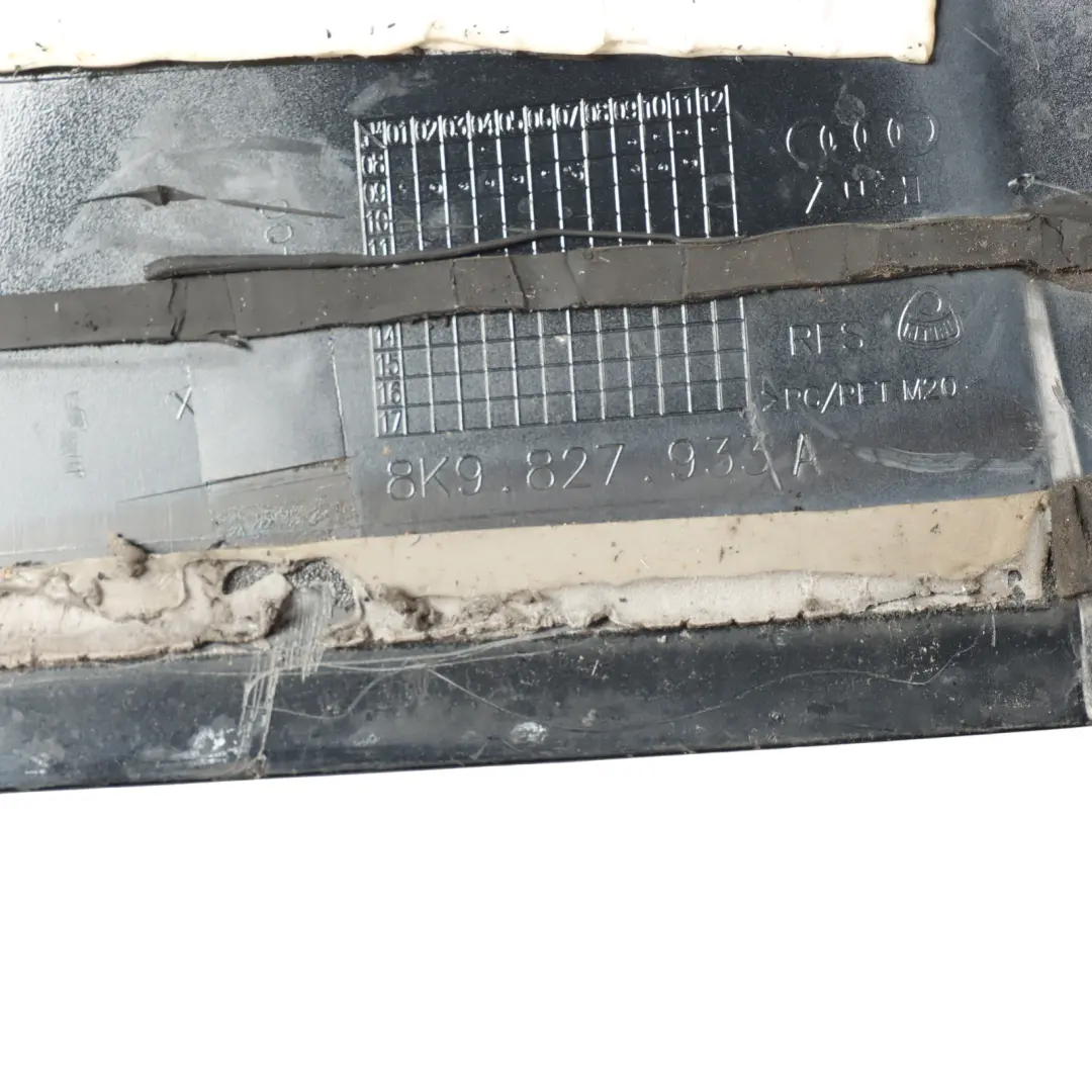 Boot Tailgate Spoiler Trim S-Line Phantom Black - Z9Y to Audi A4 B8 Avant Rear with Part number 8K9827933A Audi A4 B8 Avant Rear Boot Tailgate Spoiler Trim S-Line Phantom Black - Z9Y - SKU 8K9827933A-PHB - Part number 8K9827933A