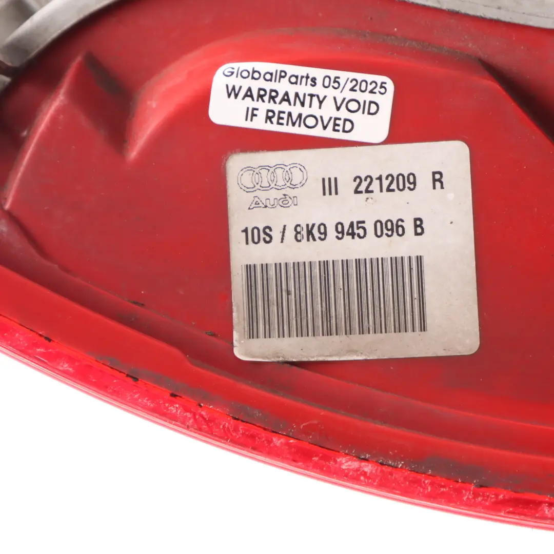Outer Tail Light Lamp Boot Light Right O/S to Audi A4 S4 B8 Avant Rear with Part number 8K9945096B Audi A4 S4 B8 Avant Rear Outer Tail Light Lamp Boot Light Right O/S - SKU 8K9945096B-1 - Part number 8K9945096B