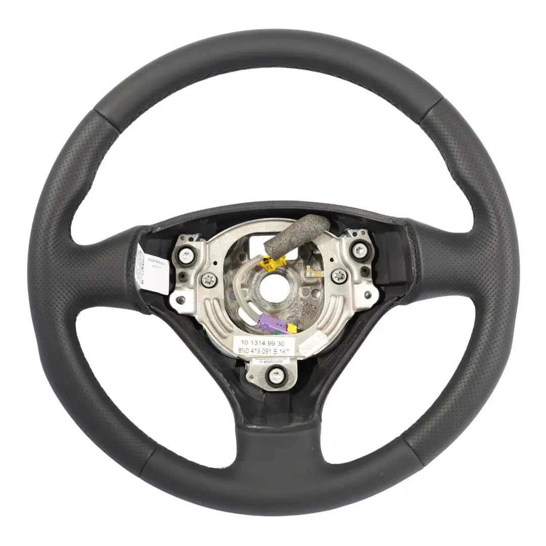8N MK1 NUEVO Volante de Cuero Negro para Audi TT con número de pieza 8N0419091B Audi TT 8N MK1 NUEVO Volante de Cuero Negro - SKU 8N0419091B-1 - Número de pieza 8N0419091B