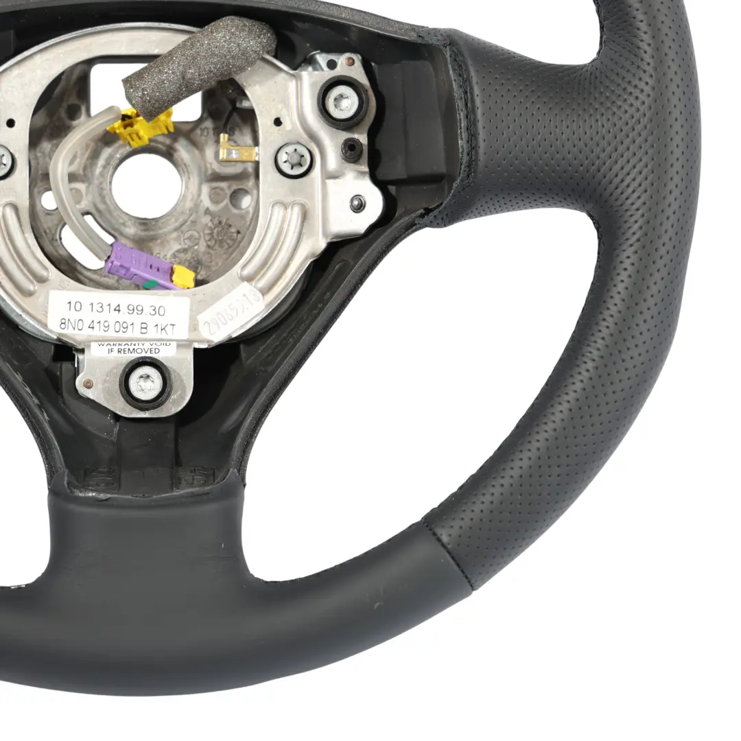 8N MK1 NUOVO Volante in Pelle Nera per Audi TT con numero di parte 8N0419091B Audi TT 8N MK1 NUOVO Volante in Pelle Nera - SKU 8N0419091B-1 - Numero di parte 8N0419091B