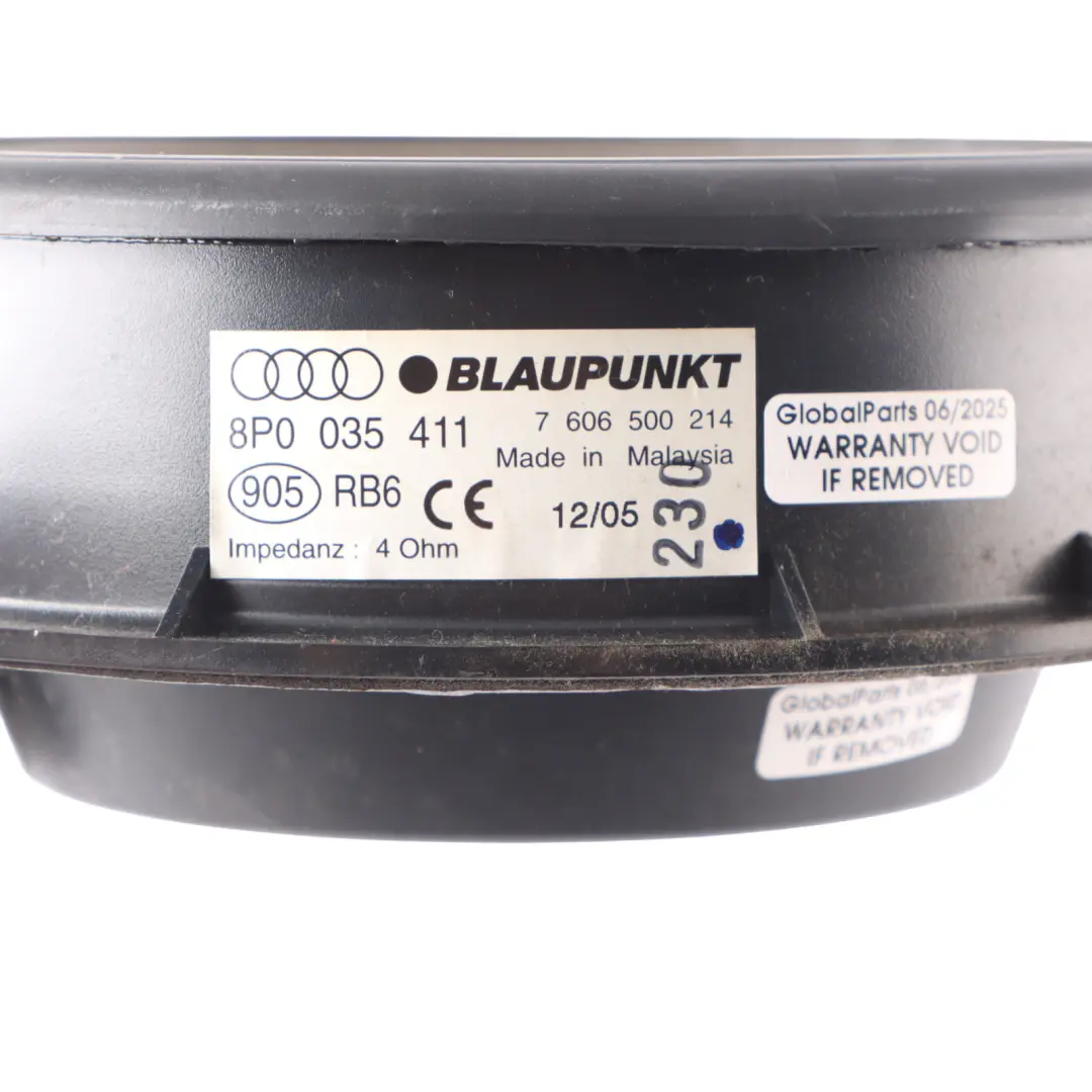 Audi A3 8P Door Card Speaker Loudspeaker Front Rear Left Right N/O/S - SKU 8P0035411B - Part number 8P0035411B