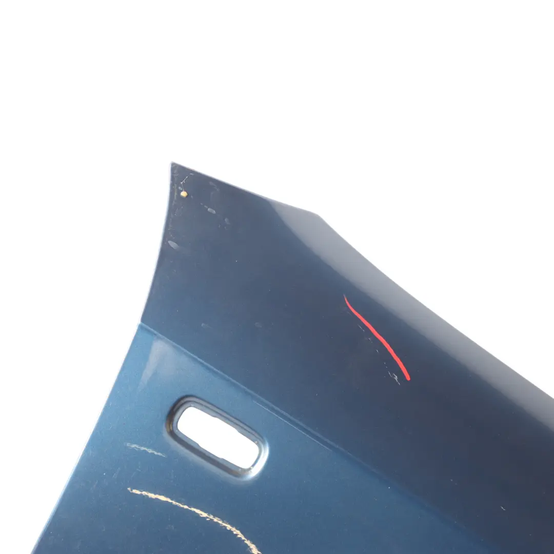 Side Panel Front Right O/S Wing Fender Mauritiusblau Blue Pearl - Z5C to Audi A3 8P with Part number 8P0821106F Audi A3 8P Side Panel Front Right O/S Wing Fender Mauritiusblau Blue Pearl - Z5C - SKU 8P0821106F-MAU - Part number 8P0821106F