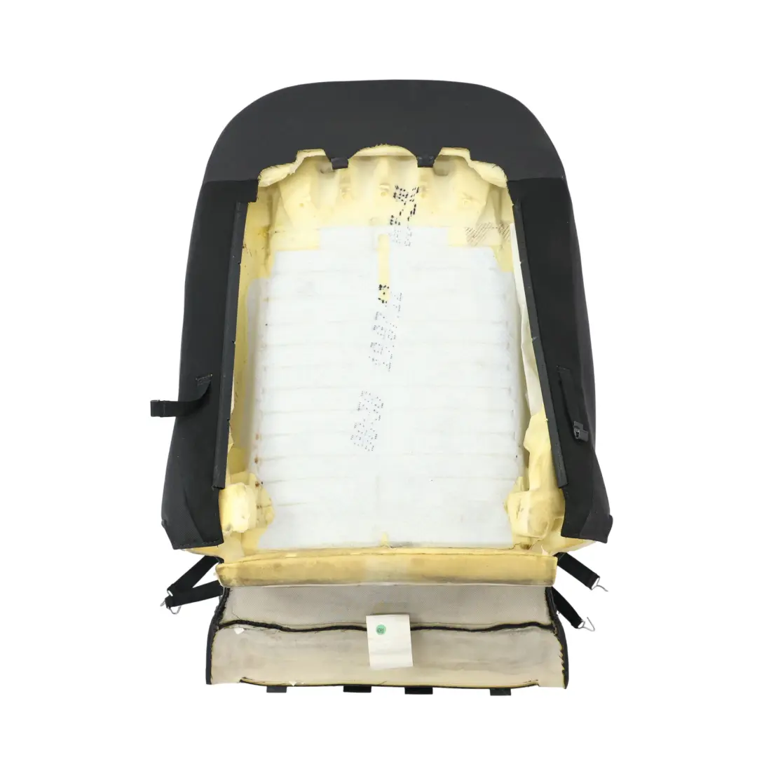 Audi A3 8P Front Seat Backrest Back Cover Right O/S Cloth Fabric Frequenz Black - SKU 8P0881806CL - Part number 8P0881806CL