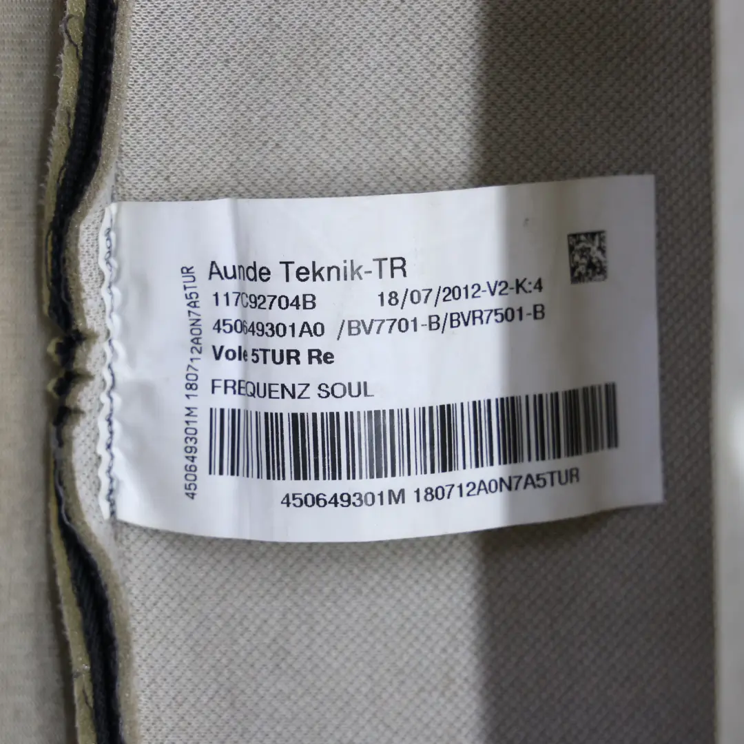 Schienale Sedile Anteriore Destra Tessuto Frequenz Nero per Audi A3 8P con numero di parte 8P0881806CL Audi A3 8P Schienale Sedile Anteriore Destra Tessuto Frequenz Nero - SKU 8P0881806CL - Numero di parte 8P0881806CL
