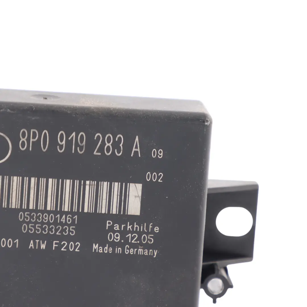 PDC Parking Distance Control Sensor Module Unit ECU to Audi A3 8P with Part number 8P0919283A Audi A3 8P PDC Parking Distance Control Sensor Module Unit ECU - SKU 8P0919283A - Part number 8P0919283A