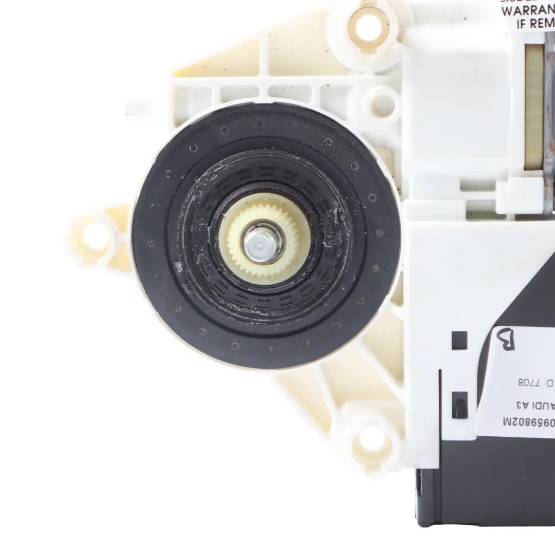 Door Window Lifter Motor Unit Front Passenger Side to Audi A3 8P with Part number 8P0959802M Audi A3 8P Door Window Lifter Motor Unit Front Passenger Side - SKU 8P0959802M - Part number 8P0959802M