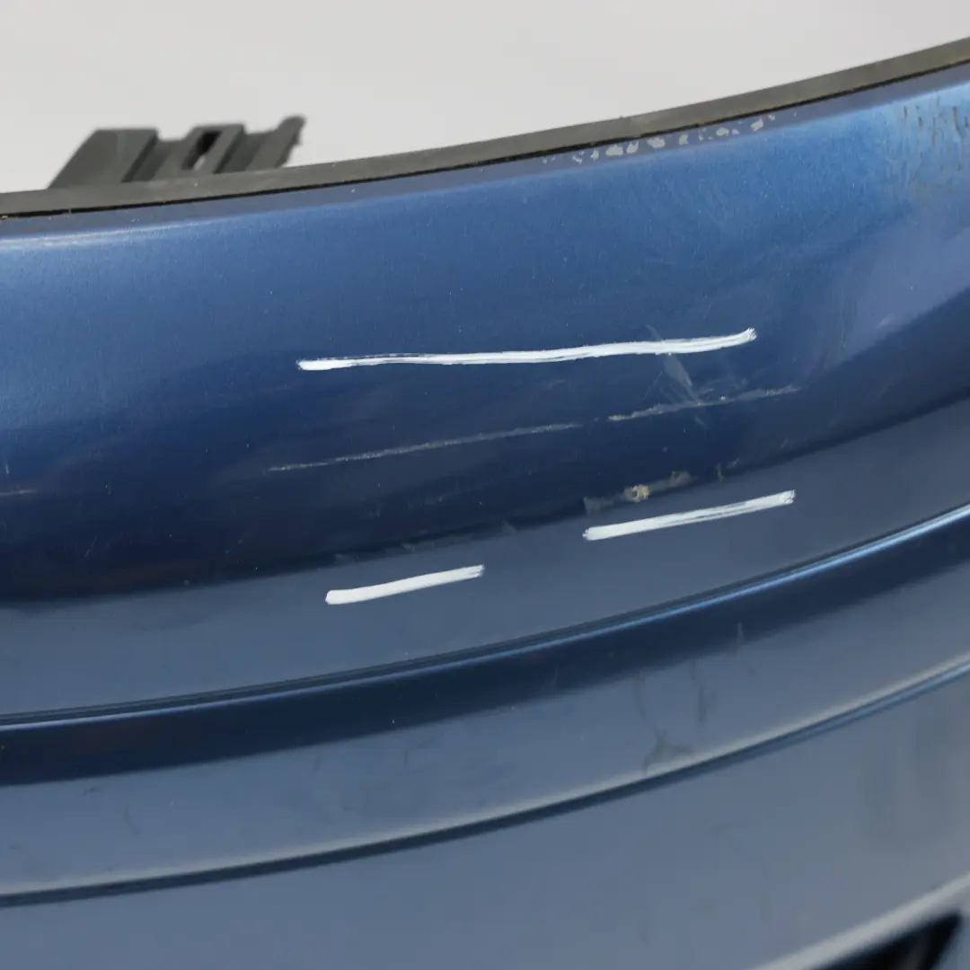 Front Bumper Trim Panel Cover Mauritiusblau Perleffekt Blue - Z5C to Audi A3 8P with Part number 8P4807105 Audi A3 8P Front Bumper Trim Panel Cover Mauritiusblau Perleffekt Blue - Z5C - SKU 8P4807105-MAU - Part number 8P4807105