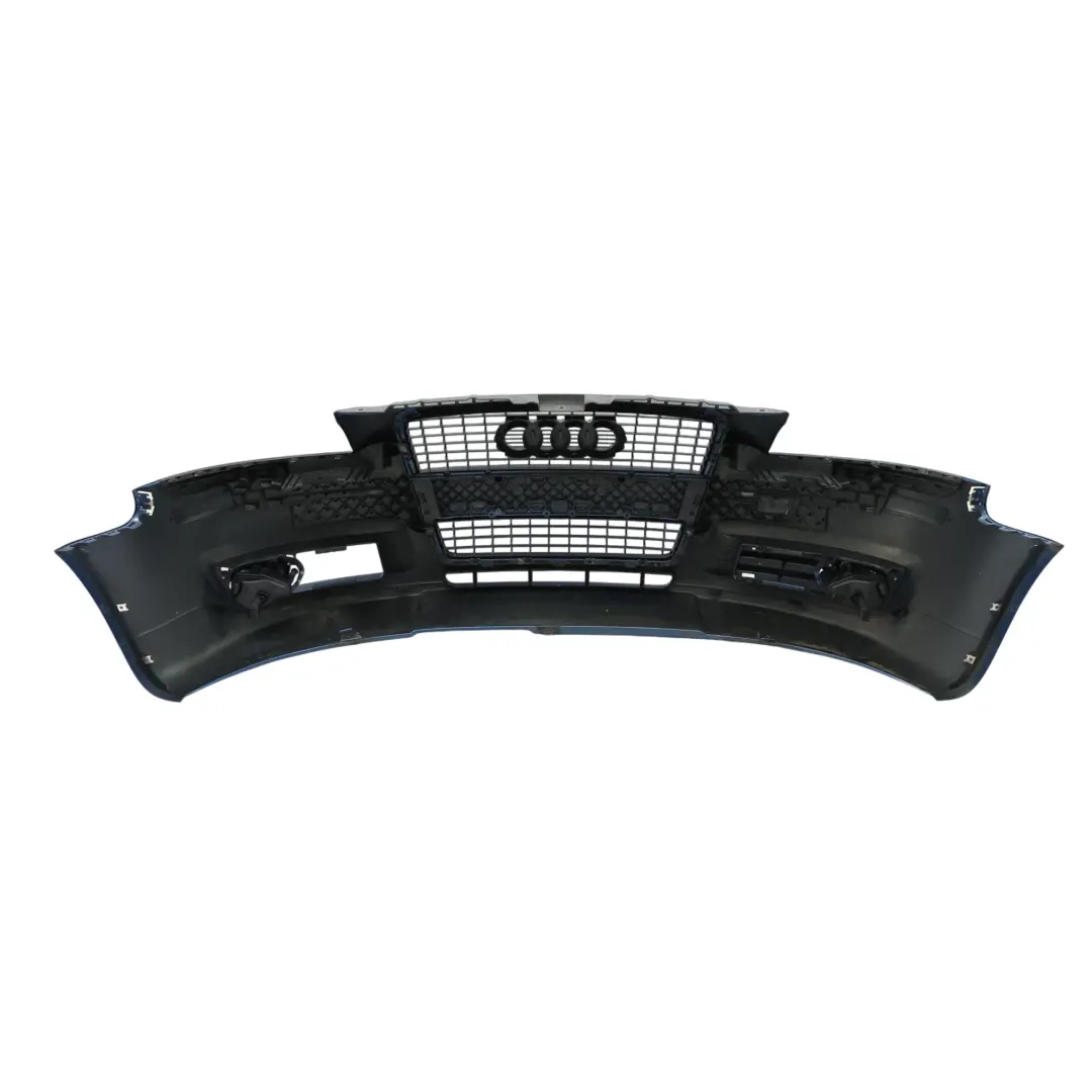 Front Bumper Trim Panel Cover Mauritiusblau Perleffekt Blue - Z5C to Audi A3 8P with Part number 8P4807105 Audi A3 8P Front Bumper Trim Panel Cover Mauritiusblau Perleffekt Blue - Z5C - SKU 8P4807105-MAU - Part number 8P4807105