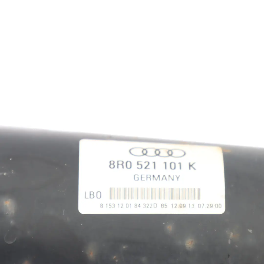 Propshaft Automatic Gearbox Prop Shaft to Audi Q5 8R 2.0 TDI Quattro with Part number 8R0521101K Audi Q5 8R 2.0 TDI Quattro Propshaft Automatic Gearbox Prop Shaft - SKU 8R0521101K - Part number 8R0521101K