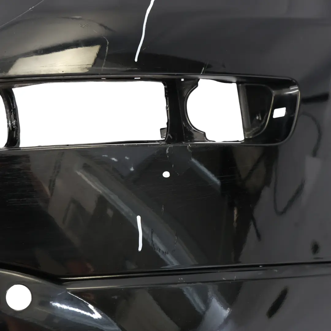 Audi Q5 8R Rear Bumper Trim Panel Covering Brilliant Black Metallic - Y9B - SKU 8R0807303-BBL - Part number 8R0807303