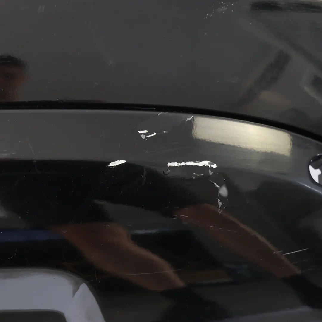 Audi Q5 8R Rear Bumper Trim Panel Covering Brilliant Black Metallic - Y9B - SKU 8R0807303-BBL - Part number 8R0807303