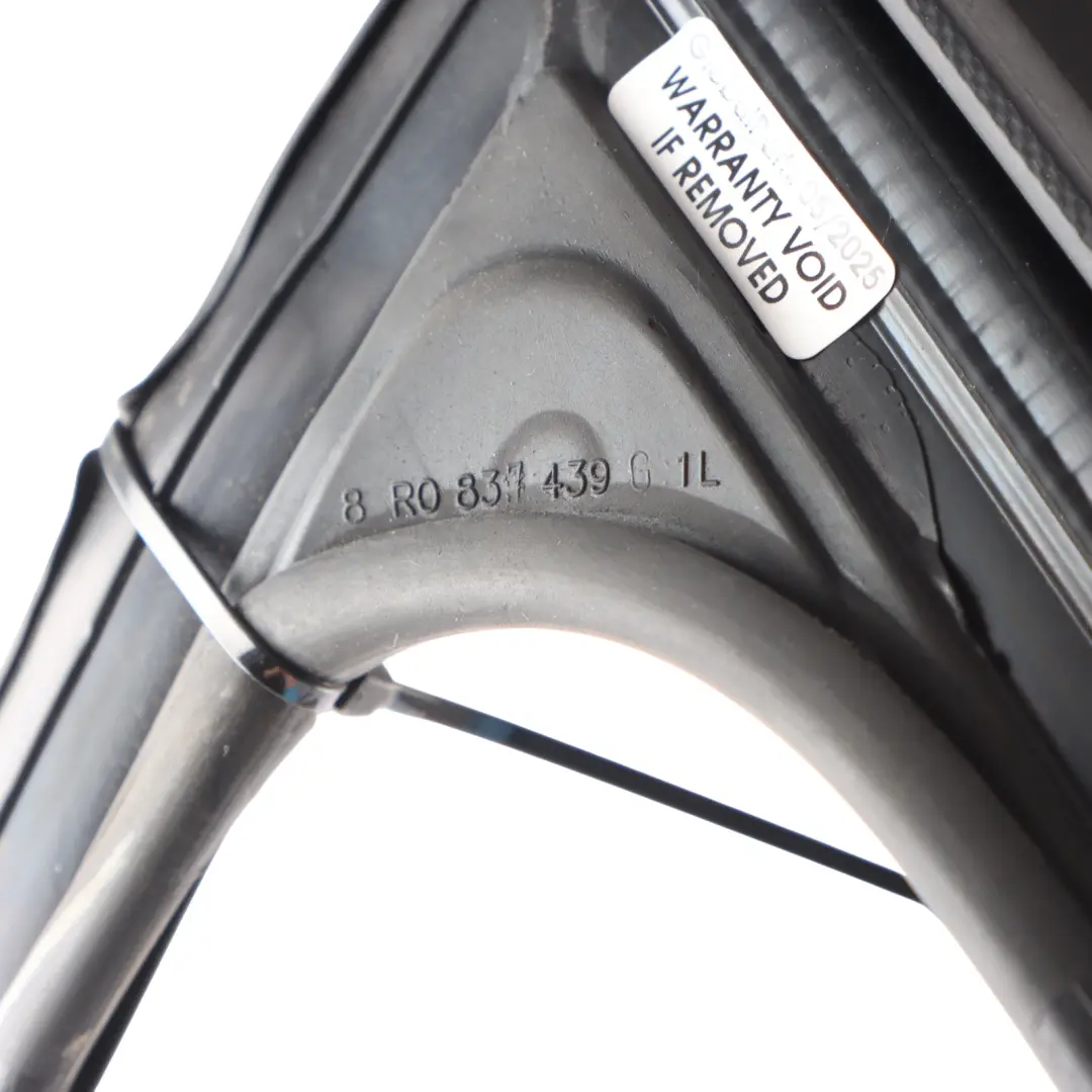 Door Seal Window Front Left N/S Guide Frame to Audi Q5 8R with Part number 8R0837439G Audi Q5 8R Door Seal Window Front Left N/S Guide Frame - SKU 8R0837439G - Part number 8R0837439G