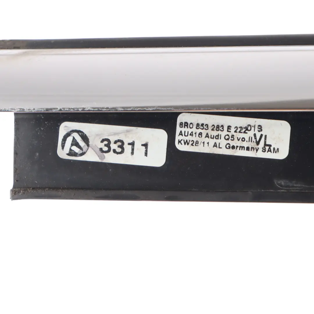 Audi Q5 8R Joint Étanchéité Vitre Avant Porte Gauche - SKU 8R0853283E - Numéro de pièce 8R0853283E