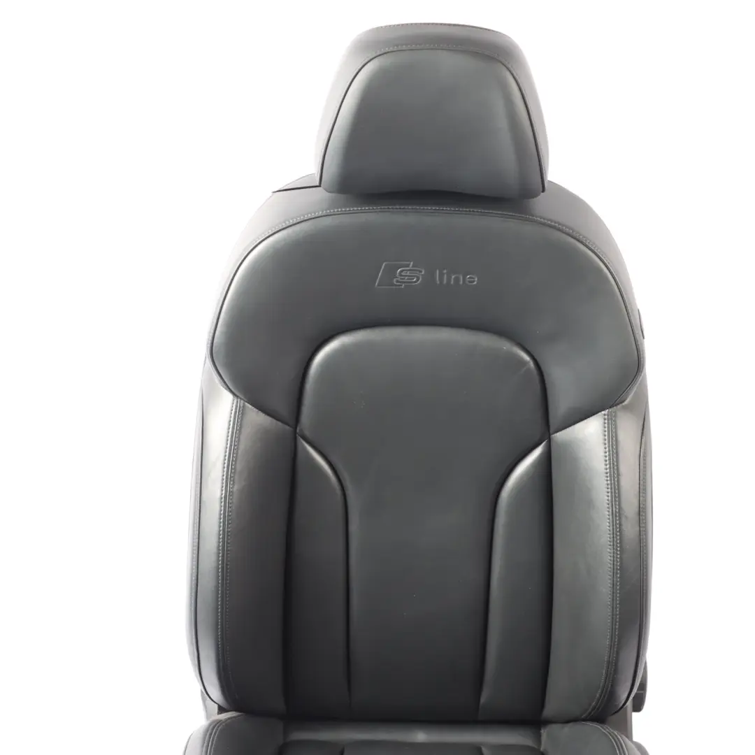 Siège Avant Chauffant En Cuir Noir Sport S-Line Gauche Audi Q5 8R - SKU 8R0881805T-1 - Numéro de pièce 8R0881805T