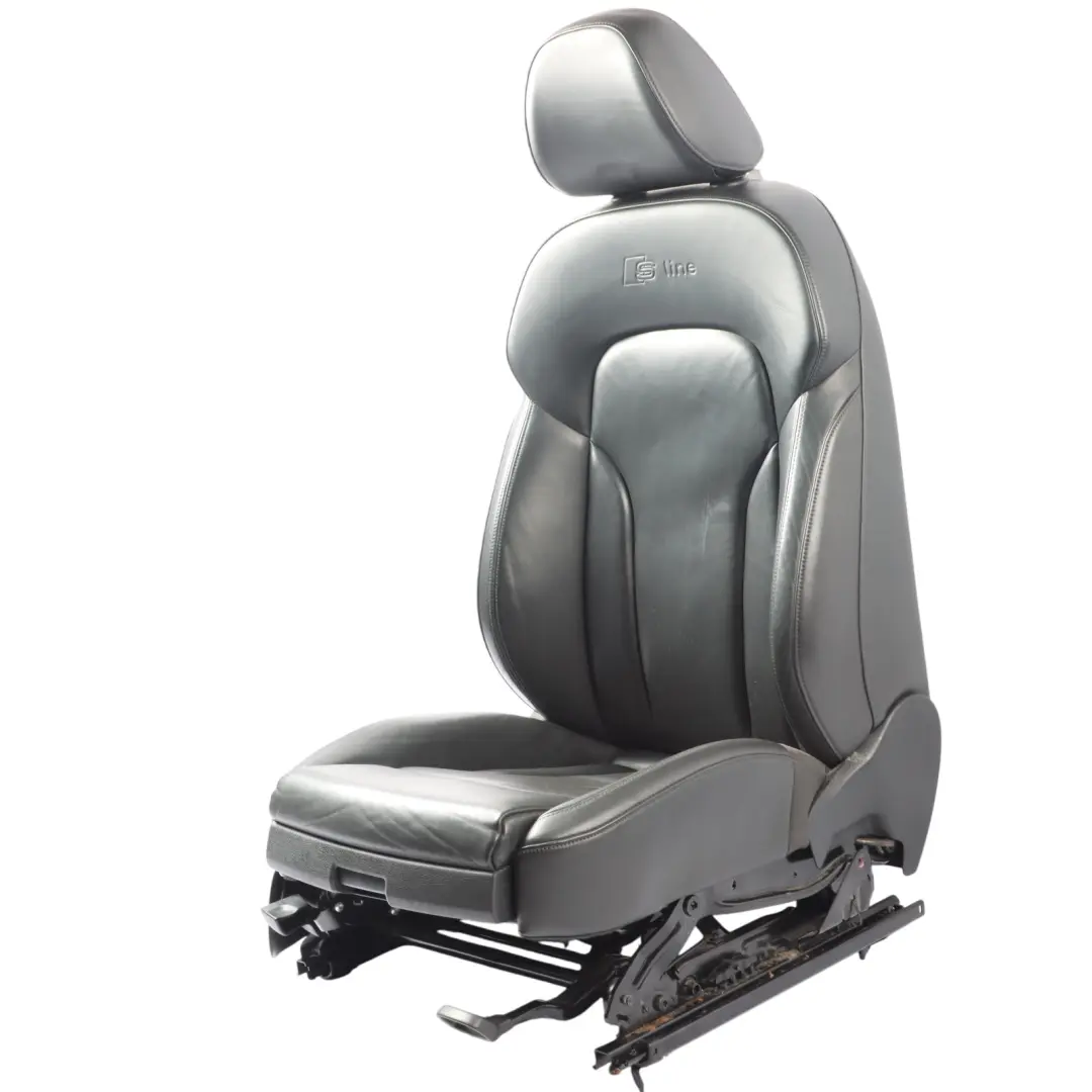 Siège Sport Avant Chauffant S-Line En Cuir Noir Côté Droit Audi Q5 8R - SKU 8R0881806T-1 - Numéro de pièce 8R0881806T