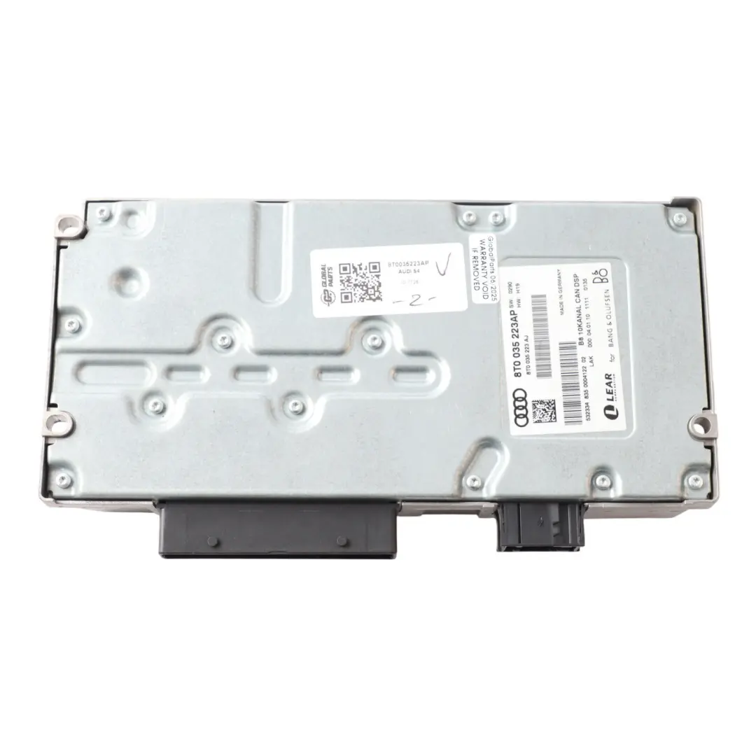 Amplificador Audio Sound Booster Control Unit Module para Audi A4 S4 B8 con número de pieza 8T0035223AP Audi A4 S4 B8 Amplificador Audio Sound Booster Control Unit Module - SKU 8T0035223AP - Número de pieza 8T0035223AP