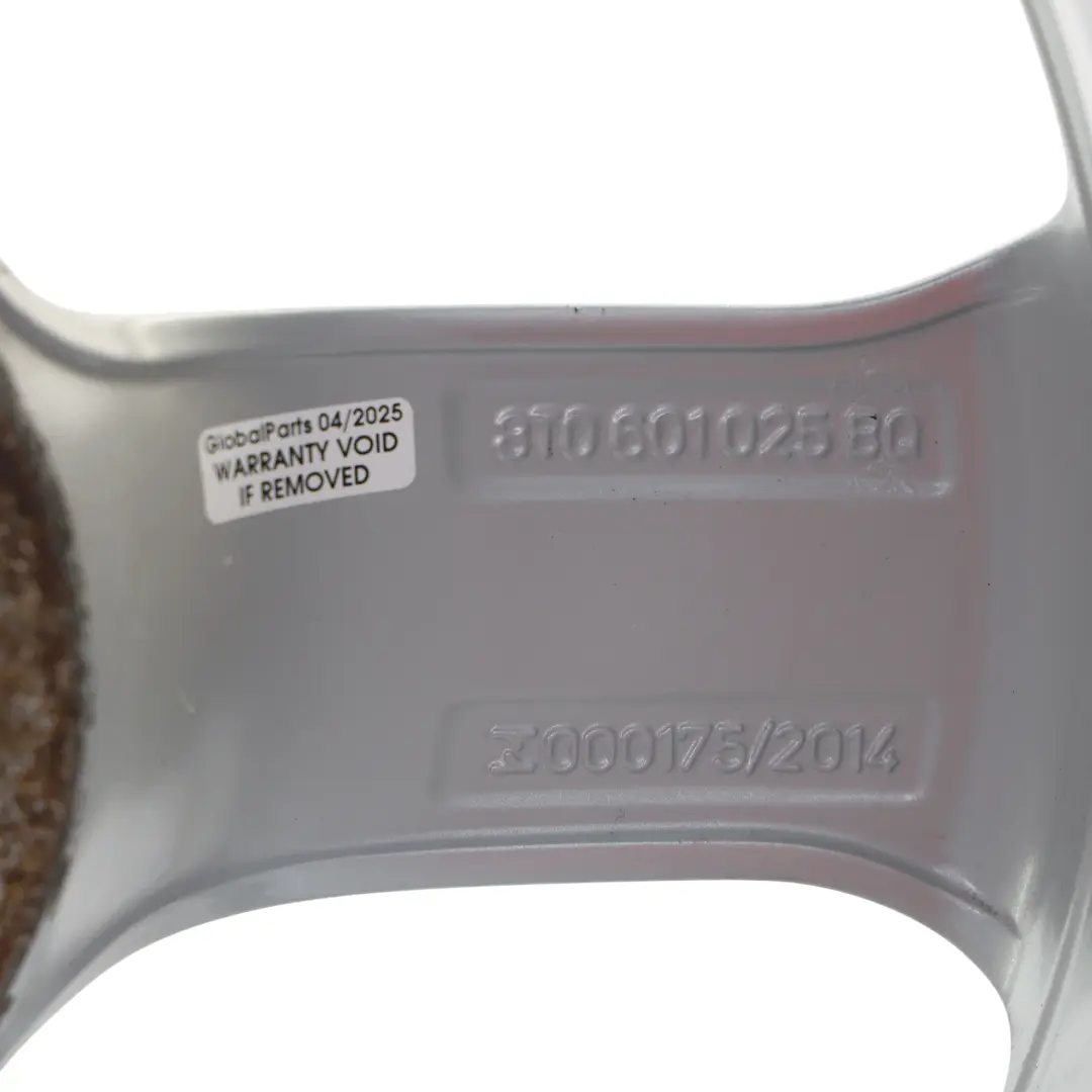 Light Alloy Wheel Rim 17" 7,5J ET:28 Audi A5 8T Silver - SKU 8T0601025BQ-1 - Part number 8T0601025BQ